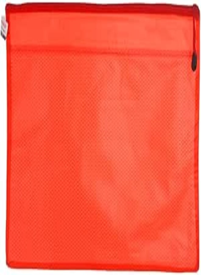 3A B4-1006 Plastic Paper File with Zipper 28 * 39 cm 1 Piece - Red